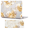 MacBook Pro Clear Case 16-inch (M1–M5, M5 Pro/M5 Max) - Gold Botanical Design
