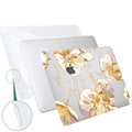 MacBook Air 13.6-inch (M2-M5) Case - Gold Botanical Design by Zerodamage Sahara Case LLC