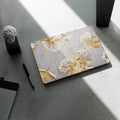 MacBook Air 13.6-inch (M2-M5) Case - Gold Botanical Design by Zerodamage Sahara Case LLC
