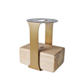 Yoga Mat Tube Floor Stand | Gold by Mache
