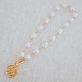 Golden Bee Baroque Necklace