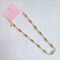 Golden Tube Bead Necklace