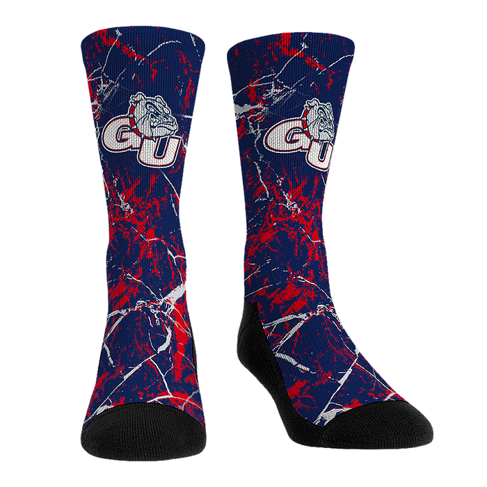 Gonzaga Bulldogs - Cracked Marble by Rock 'Em Socks