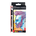 Marabu Graphix Permanent Marker-6 Set of customer curated colors by SketchBox by ShopSketchBox
