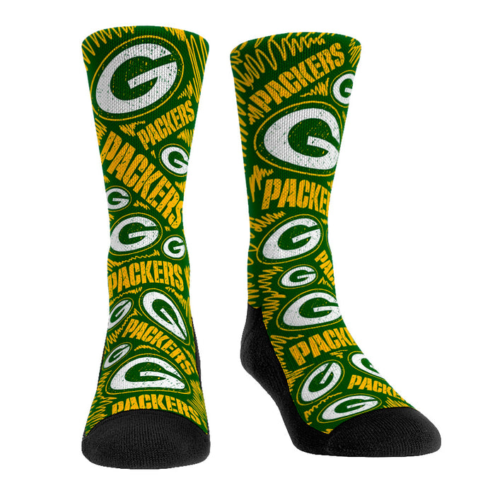 Green Bay Packers - Logo Sketch by Rock 'Em Socks
