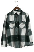 Plaid Flannel Button Up Shacket {Short Length} by The House of Stylez