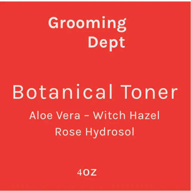 Grooming Dept Rose Hydrosol Botanical Toner 4 Oz by Pasteur Pharmacy