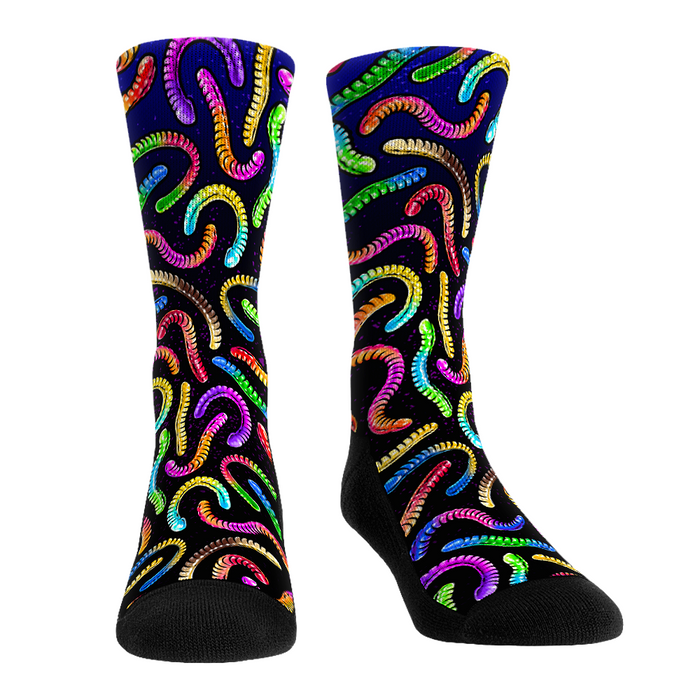 Gummy Worms All-Over by Rock 'Em Socks