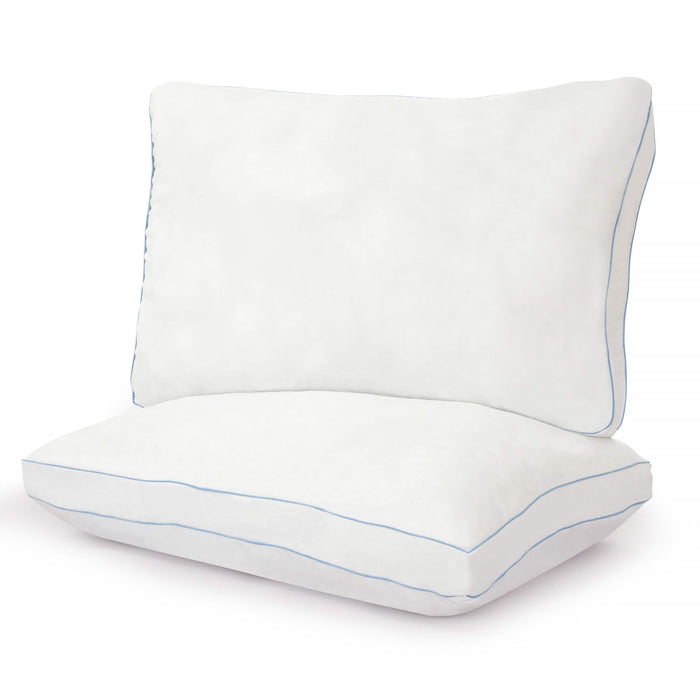 2-Pack: Royale Linens Gusseted Pillows Soft Hotel Quality by DailySale