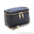 Quilted Shoulder Bag - Black by The House of Stylez