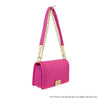 Jelly {Silicone} Shoulder Bag - Fuchsia