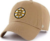 47 NHL Boston Bruins Clean Up Adjustable Cap Khaki