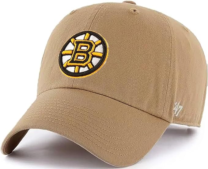 47 NHL Boston Bruins Clean Up Adjustable Cap Khaki by I-Max Fashions