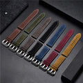 Samsung Galaxy Watch Leather Band - Classic Genuine Design by BandsCo Straps