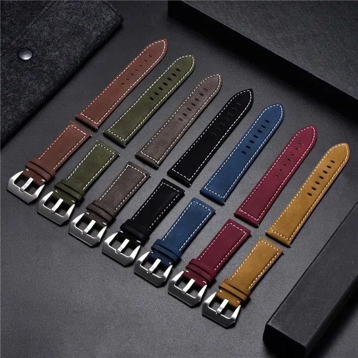 Samsung Galaxy Watch Leather Band - Classic Genuine Design by BandsCo Straps