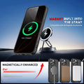 Designer Anti-Fall Luxury Hidden Bracket Magnetic Phone Case for iPhone 11 12 13 Pro 14 15 Plus 16 17 Pro Max by Merch Section