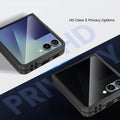 Magnetic Wireless Charging Case With Camera Frame Holder For Samsung Galaxy Z Flip 7 by Merch Section