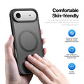 Magnetic Semi-Transparent Shockproof Phone Case for iPhone 17 Pro Max by Merch Section