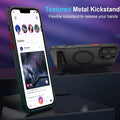 Magnetic Matte Shockproof Cover with Kickstand for iPhone 17 Air 16 Pro Max 15 14 13 12 Plus 11 Case by Merch Section