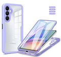 360 Full Body Clear PC Shockproof Slim Phone Case With Screen Cover For Samsung Galaxy A35 5G by Merch Section