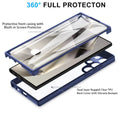 360 Full Body Clear TPU Shockproof Slim Phone Case With Screen Cover For Samsung Galaxy S25 Ultra by Merch Section
