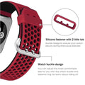 Silicone Apple Watch Band Series 11/10/9/8/7/6/5/4/ SE / Ultra 1/2/3 by Arleathercraft