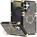 Sparkling Wave Design Ring Holder Case For Samsung Galaxy S23 S24 Plus S25 Ultra A16 A26 A36 A56 by Merch Section
