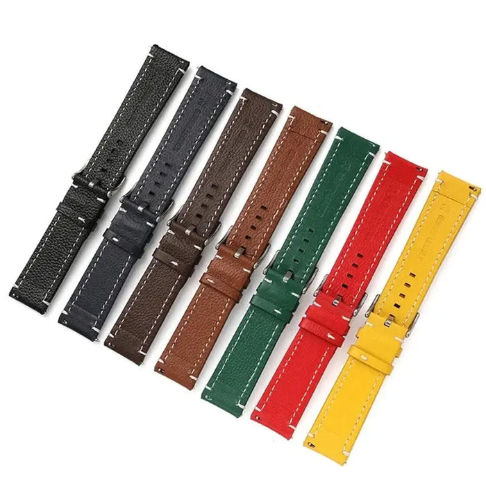 Samsung Galaxy Watch Leather Strap - Premium Classic Design by BandsCo Straps