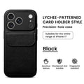 Anti-Drop TPU PC Orange Wallet Case with Card Holder for iPhone 17 Pro Max by Merch Section