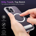 Magnetic Clear Shockproof Phone Case with Kickstand for iPhone 17 16 15 14 Pro Max 13 12 11 Mini Plus by Merch Section