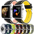 Sport Soft Silicone Strap For Apple Watch Series 11/10/9/8/7/6/5/4/ SE / Ultra 1/2/3 by Arleathercraft