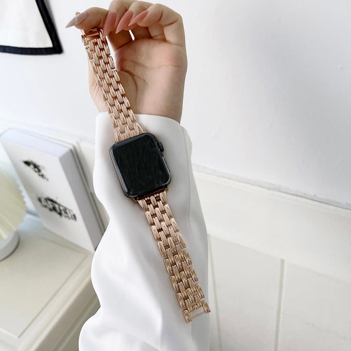 Stainless Steel Luxury Band for Apple Watch – Series 1–11 & Ultra by Arleathercraft