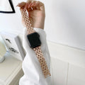 Apple Watch Stainless Steel Band - Luxury Diamond Design by BandsCo Straps