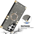 Sparkling Wave Design Ring Holder Case For Samsung Galaxy S23 S24 Plus S25 Ultra A16 A26 A36 A56 by Merch Section