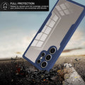 360 Full Body Clear TPU Shockproof Slim Phone Case With Screen Cover For Samsung Galaxy S25 Ultra by Merch Section