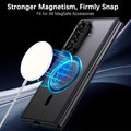 Matte Magnetic Phone Case for Samsung Galaxy Z Fold 7 Full Cover Translucent Case with Magnet by Merch Section