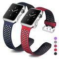 Silicone Apple Watch Band Series 11/10/9/8/7/6/5/4/ SE / Ultra 1/2/3 by Arleathercraft
