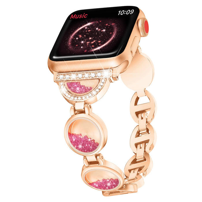 Apple Watch Diamond Band Series 11/10/9/8/7/6/5/4/ SE / Ultra 1/2/3 by Arleathercraft