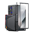 Push Window Card Holder Case With Pen Slot For Samsung Galaxy Z Fold 6 by Merch Section