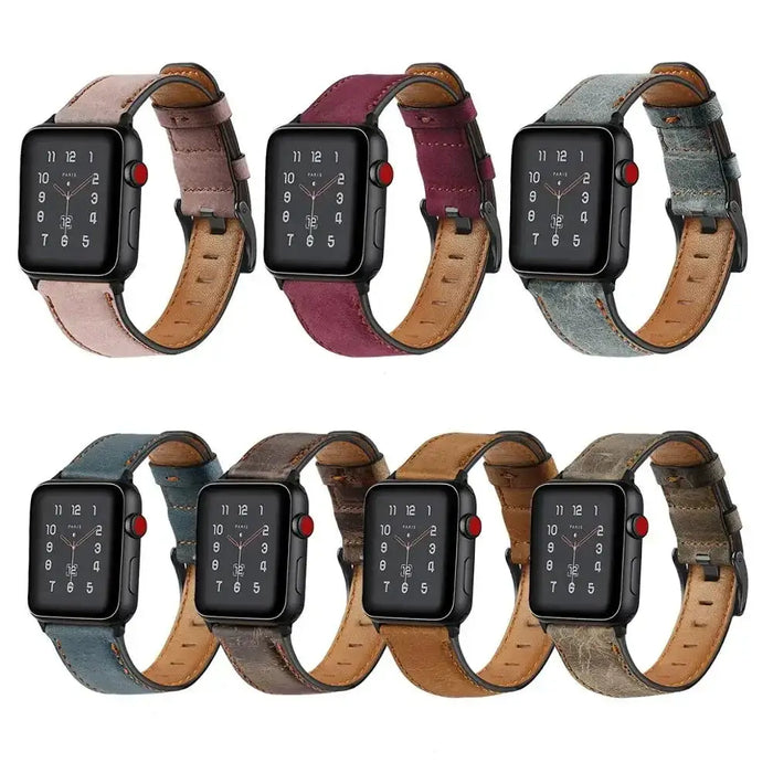 Apple Watch Leather Strap - Premium Durable Fashion Band by BandsCo Straps
