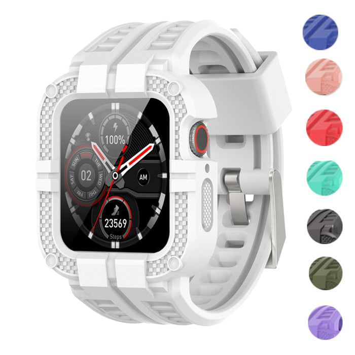 Silicone Apple Band+Case 38/40/41 MM - 42/44/45 MM by Arleathercraft