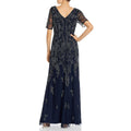 Adrianna Papell Womens Beaded Mermaid Formal Dress, Size 4 by Vanessa Jane