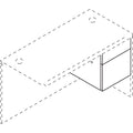 HON 10500 Series Standing Height Hanging Pedestal, Left/Right, 2-Drawer: Box/File, Legal/Letter, Harvest, 15.63 x 22.75 x 17.75