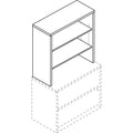 HON 10500 Series Bookcase Hutch, 36w x 14.63d x 37.13h, Mahogany