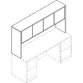 HON 10500 Series Stack-On Storage Unit, 72w x 14.63d x 37.13h, Harvest