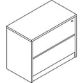 HON 10500 Series Lateral File, 2 Legal/Letter-Size File Drawers, Mahogany, 36" x 20" x 29.5"