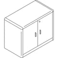HON 10700 Series Locking Storage Cabinet, 36w x 20d x 29 1/2h, Mahogany