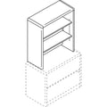 HON 10700 Series Bookcase Hutch, 32.63w x 14.63d x 37.13h, Harvest