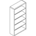 HON 10700 Series Wood Bookcase, Five-Shelf, 36w x 13.13d x 71h, Harvest
