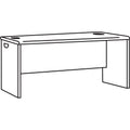 HON 38000 Series Desk Shell, 72" x 36" x 29.5", Mahogany/Charcoal